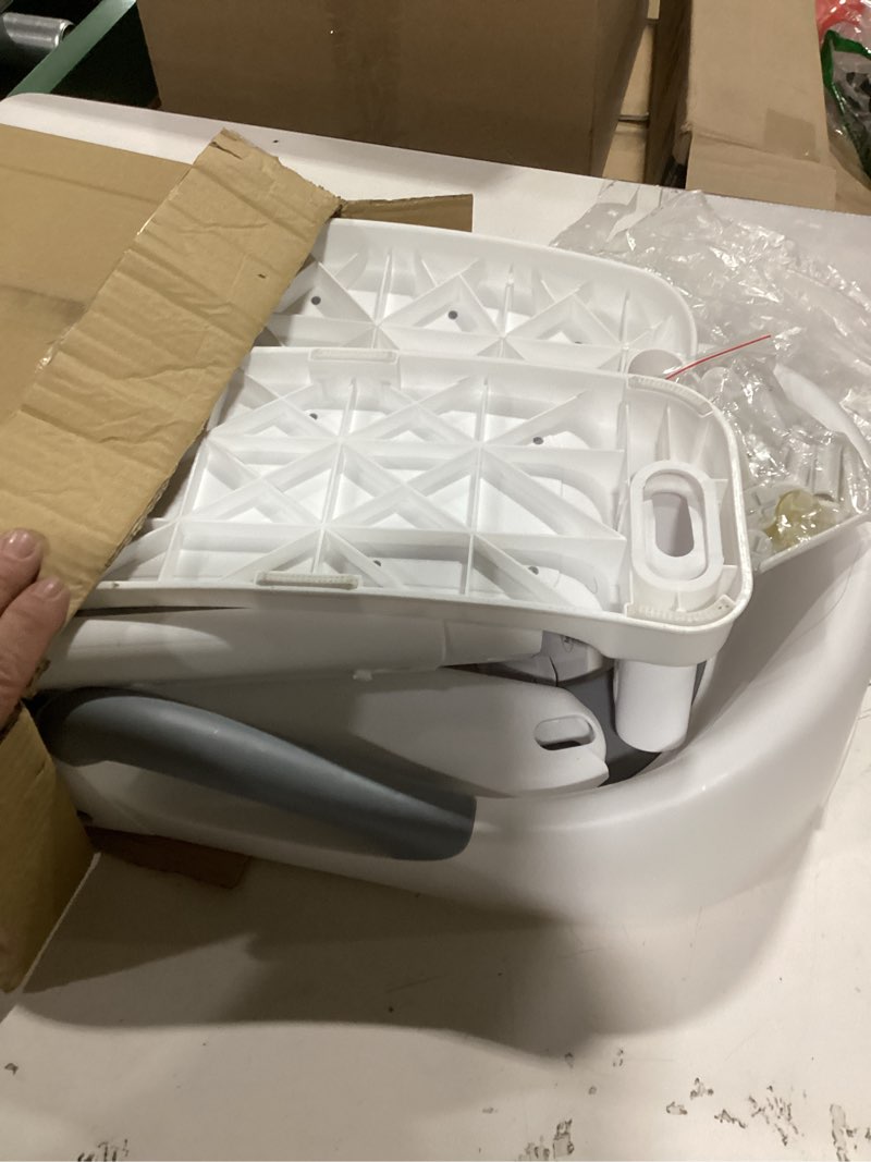Condition photo showing Good Condition for forbena potty training toilet seat with step stool ladder, toddler kids potty seat for boys girls, non slip foldable toilet training seat with soft cushion, comfortable handles (white-grey)