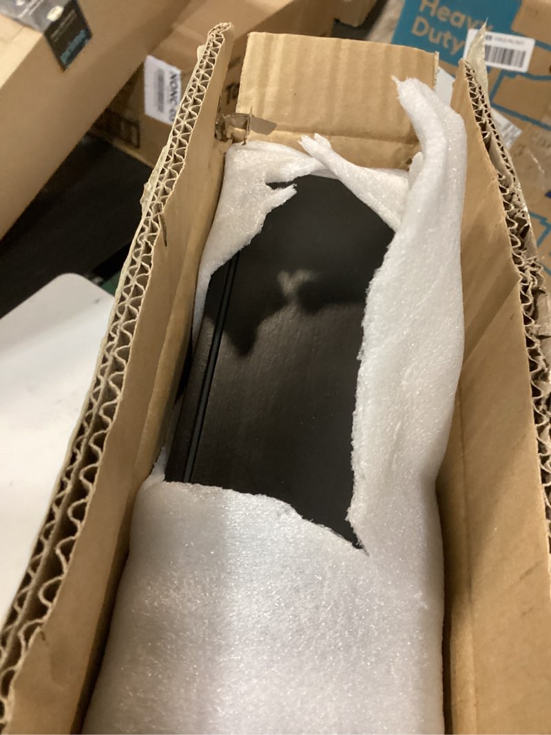 Condition photo showing As Is for MOCAS Medal Hanger Display Case, Dust-Proof 22"x15" Wall Mount medal holder with 3 Hanging Rods & Tr