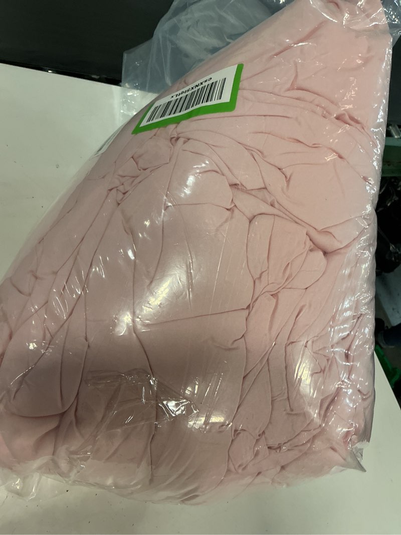 Condition photo showing As Is for bedsure queen sheet set, rayon derived from bamboo, cooling sheets, purewoven, breathable & soft, deep pocket up to 16 inches, hotel luxury silky bedding for hot sleepers, pink 11 - pink queen