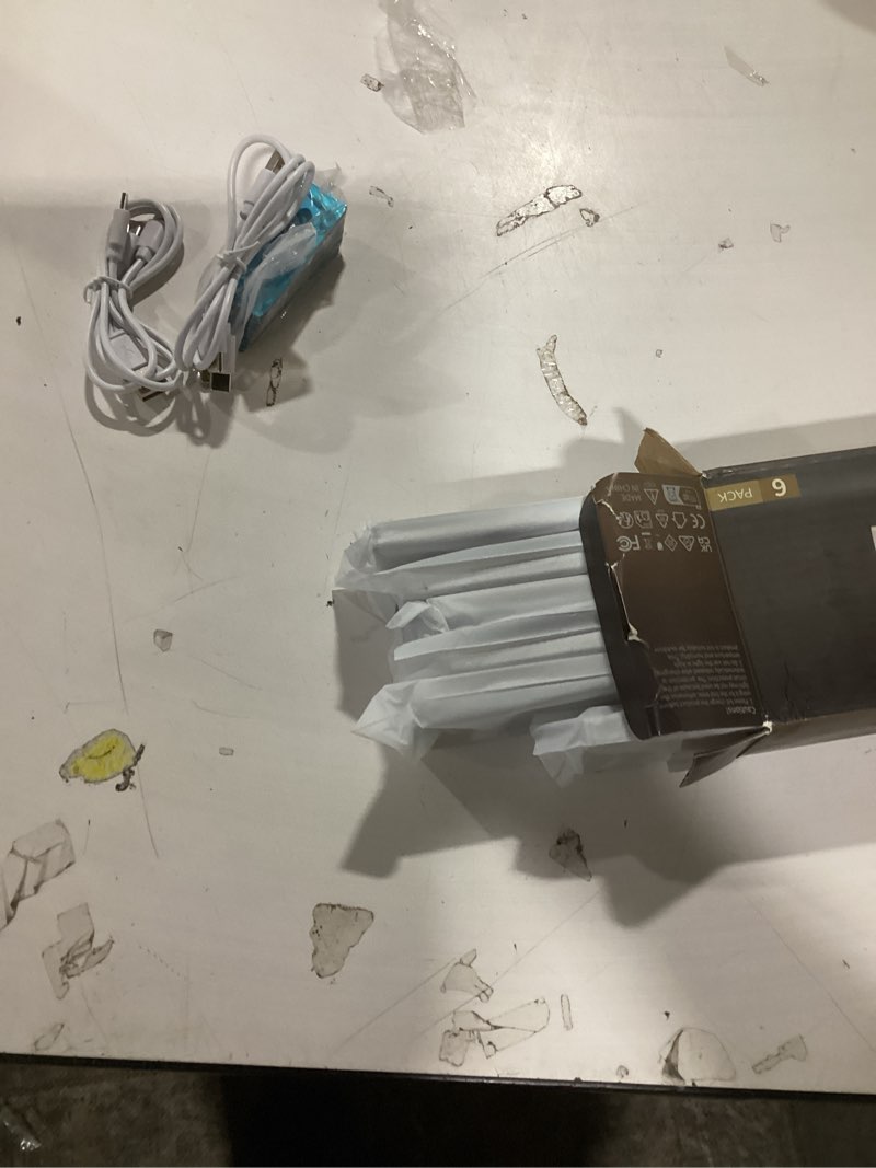 Condition photo showing Good Condition for EZVALO 6 Pack Under Cabinet Lighting Wireless with Battery Indicator, 2000mAh Rechargeable Motion Sensor Light Indoor, 10inch 80 LED Under Counter Lights for Kitchen Closet, 3 Color Temps, Dimmable 6Pack 10inch