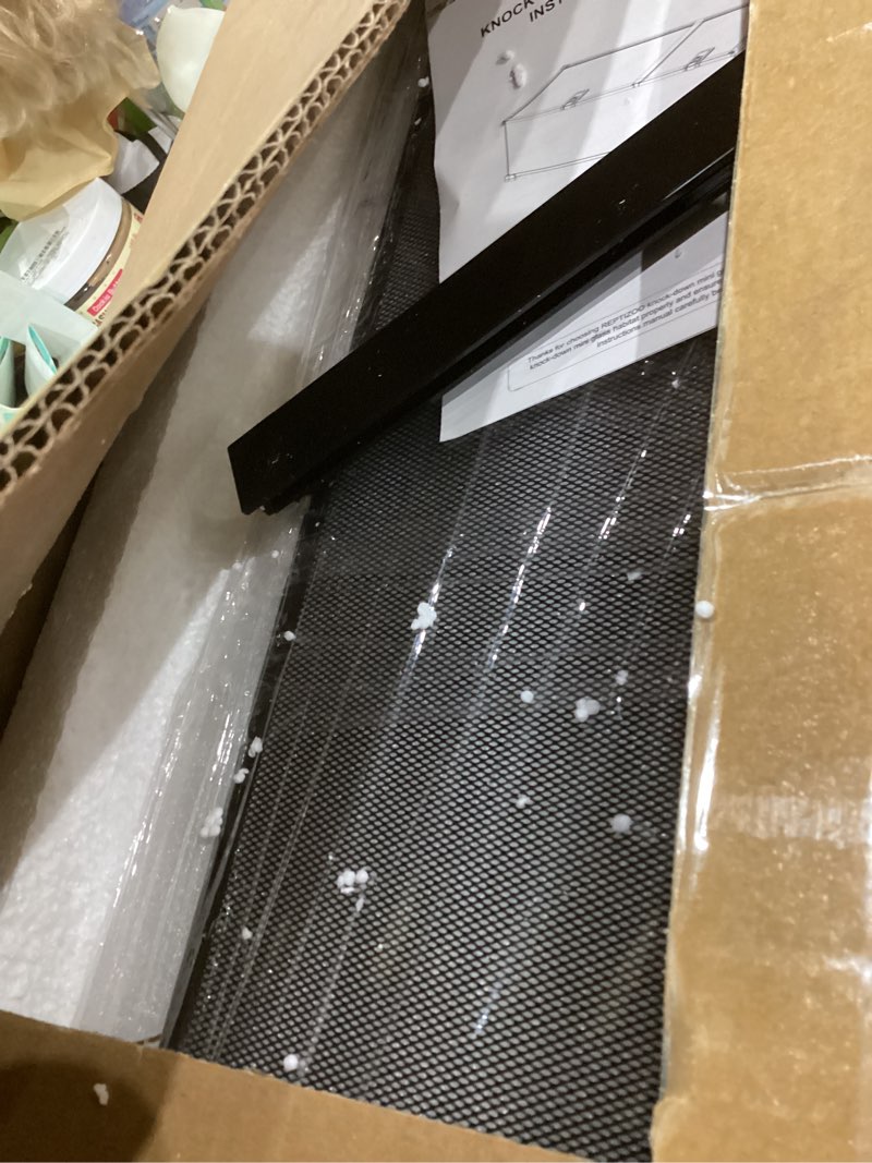 Condition photo showing New/Like New for REPTI ZOO 20 Gallon Reptile Glass Terrarium Easy Clean Tank 30" x 12" x 12" Dual Top Sliding Top Cover for Reptile Snake Hamster Hedgehog Small Animals (Knock-Down)