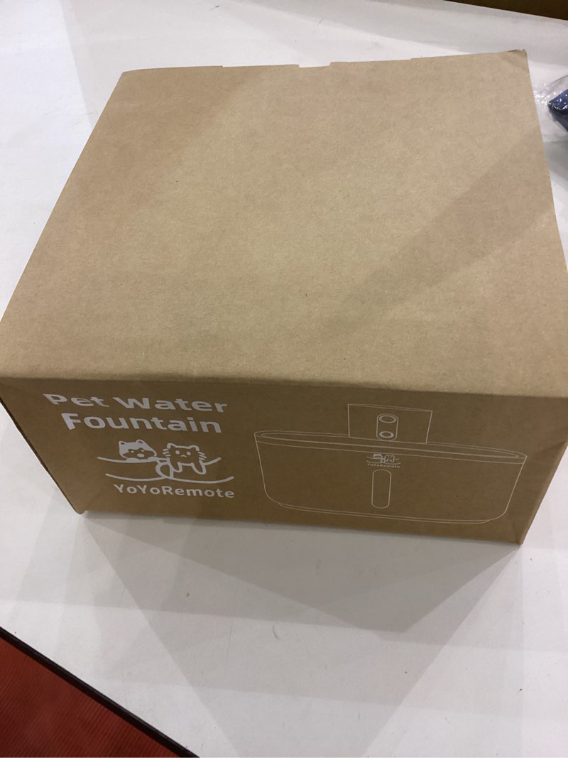 Condition photo showing New/Like New for Cordless Cat Water Fountain Stainless Steel: 108 oz/3.2L Water Fountain for Cats Dogs Indoor - Battery Operated Pet Water Fountain Rechargeable - Automatic Cat Water Dispenser with Motion Sensor