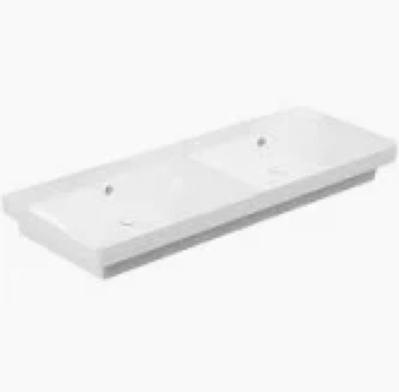71'' Wall Mount Double Bathroom Sink SMC Bathroom Vessel Sink