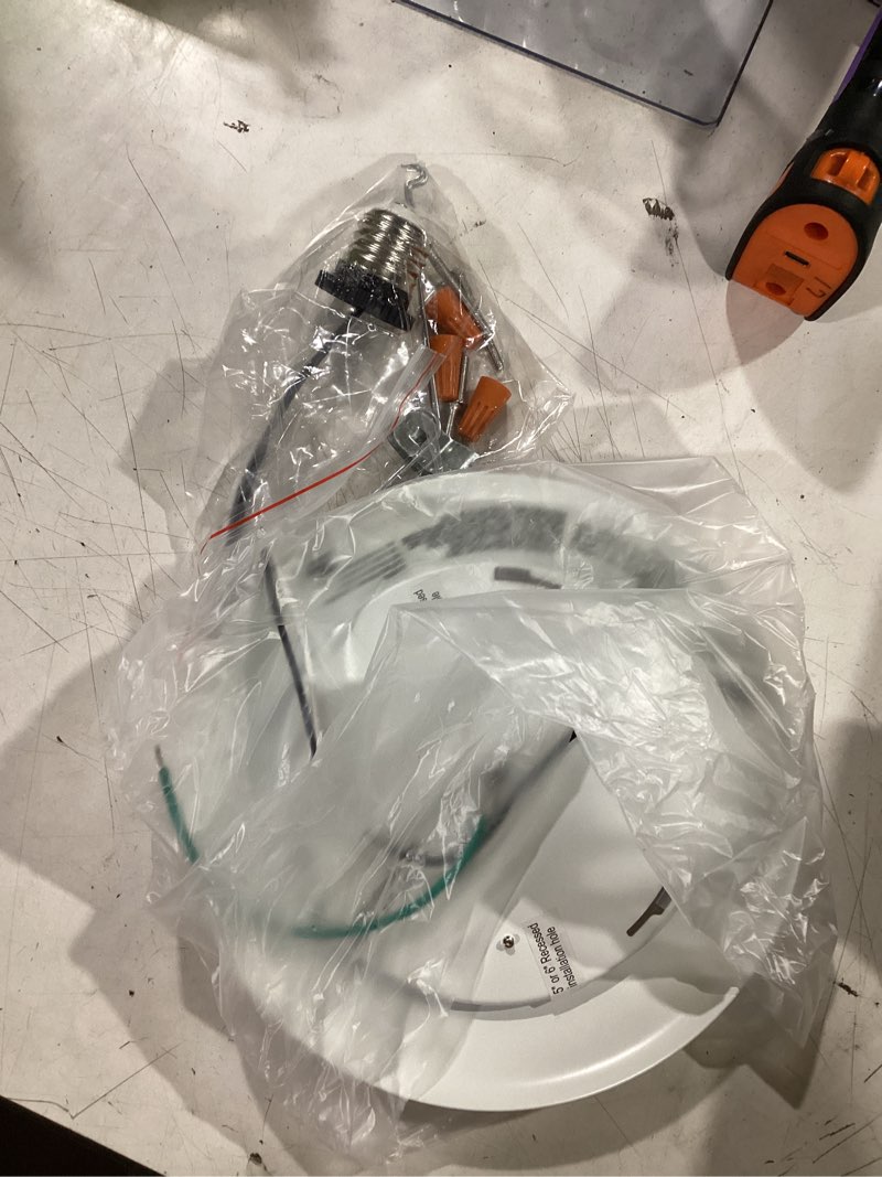 Condition photo showing New/Like New for parmida (1 pack) 5/6 inch dimmable led disk light surface flush mount 15w, ul listed, recessed retrofit ceiling lights, energy star, installs into junction box or recessed can, 1050lm - 5000k
