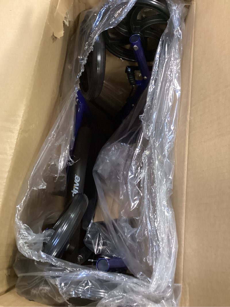 Condition photo showing Good Condition for Rollator,Steel,4 Wheel,Blue,1/ea