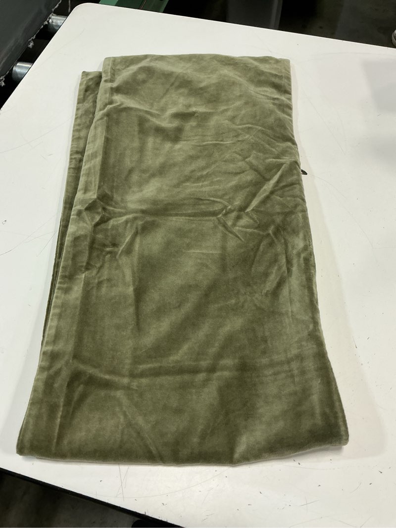 Condition photo showing Good Condition for  quince moss oversized lumbar pillow cover velvet 12\\\"x48\\\"