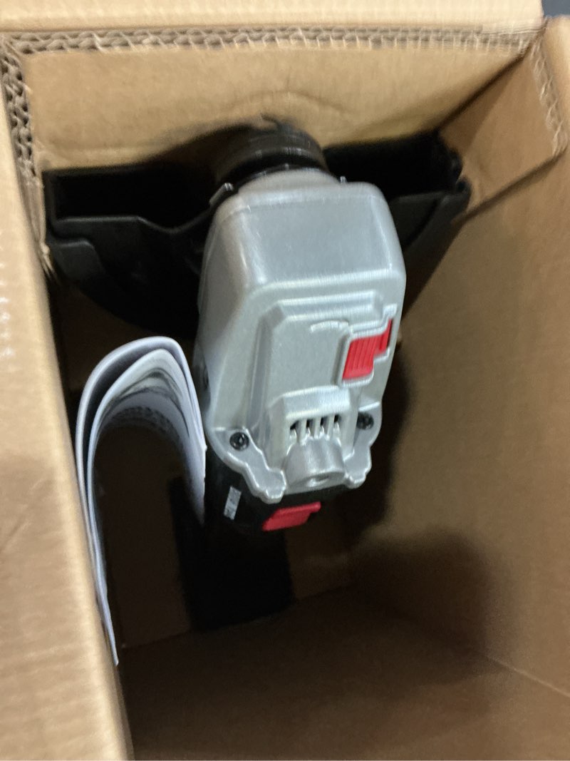 Condition photo showing Good Condition for hyper tough 20v max brushless 4.5-inch cordless angle grinder with 4.0ah lithium-ion battery and charger