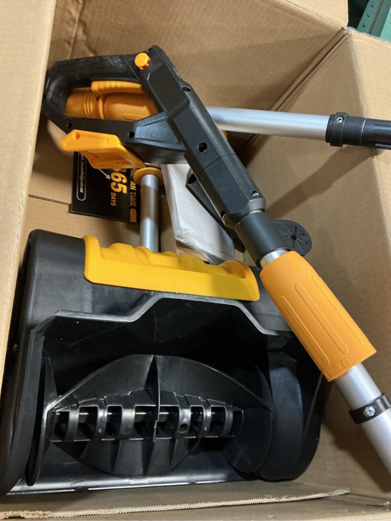 Condition photo showing Good Condition for Cordless Snow Shovel Compatible with DeWalt 20V MAX Battery (Tool Only), 11" Lightweight Electric Snow Blower with 20FT Max Throw & Adjustable Handle, Snow Thrower for Driveway, Deck, Patio & Steps