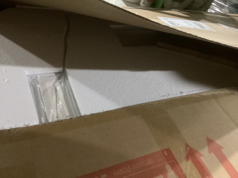 Condition photo showing New/Like New for tokeshimi 40x30 frameless mirror bathroom rectangle, bathroom vanity mirror beveled with 1" beveled edge, shatterproof farmhouse mirrored wall mounted for living room, entryway, restroom 30"l x 40"w rectangle-shaped