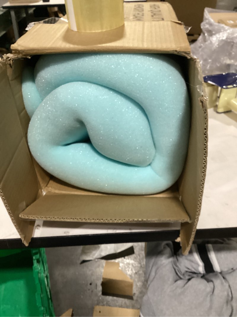 Condition photo showing As Is for LUCID 2 Inch Zoned Gel Memory Foam Mattress Topper, Full 2 Inch Full Gel