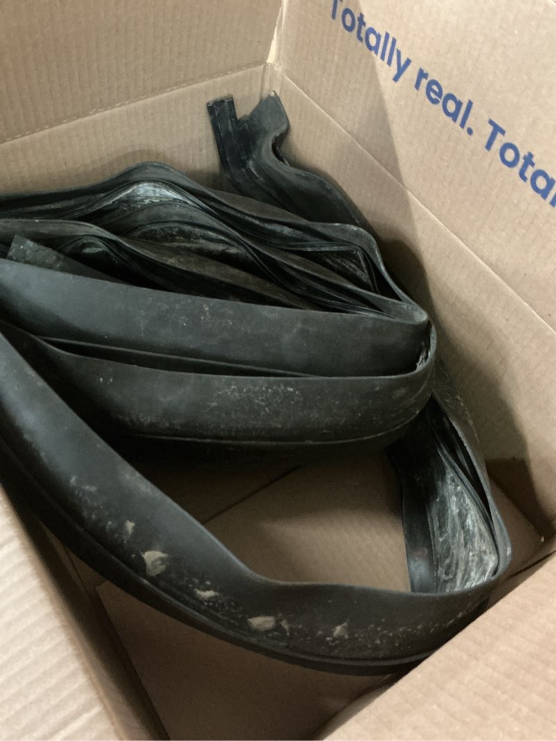 Condition photo showing As Is for ap products 018-2030-168 double ek d base, 2" x 3-3/16" x 14', black