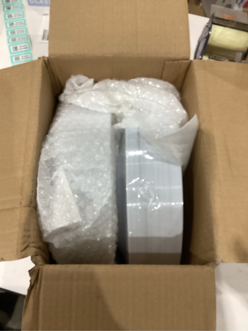 Condition photo showing Good Condition for Goodluck 100PCS Gold Plastic Plates, 10.25 Inch Dinner Plate with Gold Rim, Heavy Duty Disposable Plastic Plates for Party, Wedding, Birthday & Daily Use Gold 10.25 inch