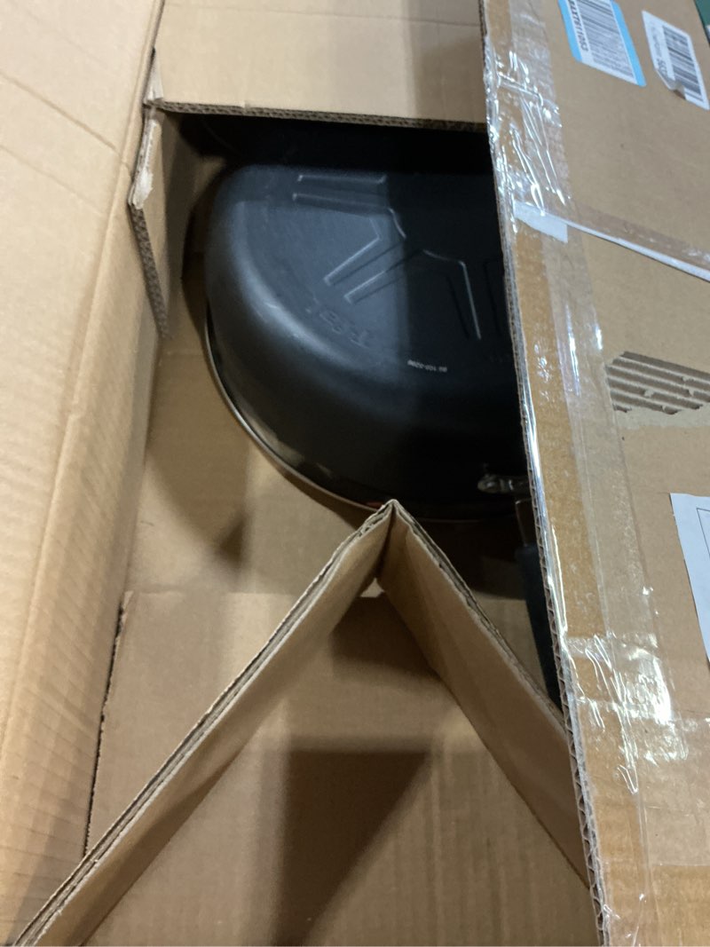 Condition photo showing Good Condition for T-fal Ultimate Hard Anodized Non Stick Jumbo Cooker With Lid & Helper Handle 5 Quart, Oven Broiler Safe 400F, Lid Safe 350F, Cookware, Deep Frying Pan, Skillet, Pots and Pans, Dishwasher Safe, Grey 5-Quart Jumbo Cooker