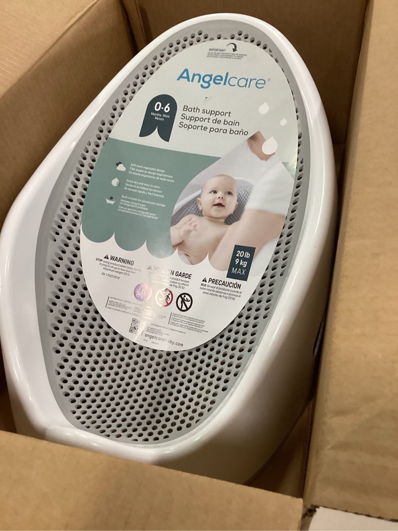 Condition photo showing New/Like New for Angelcare Baby Bath Support (Gray) | Ideal for Babies Less Than 6 Months Old