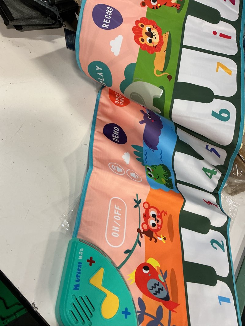 Condition photo showing Good Condition for baby toys for 12-24 months, baby piano mat, music keyboard touch playmat, toddler toys 1-3 for boys girls, birthday gifts learning toys for 1 2 3 years old girls boys
