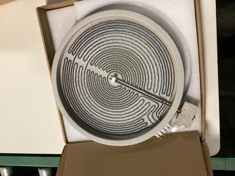 Condition photo showing Good Condition for upgrade wb30t10126 wb30t10107 ps2321560 12in tripe radiant surface element compatible with ge 12 inch radiant element. replaces parts: wb30t10126 ps2321560 ap4344521 wb30t10107