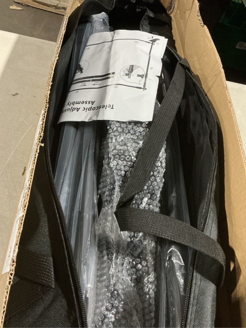 Condition photo showing Good Condition for 8×8‘ backdrop stand banner stand kit with carry bag heavy-duty photography step & repeat stand height and width adjustable for photo booth events weddings studio displays 8×8’