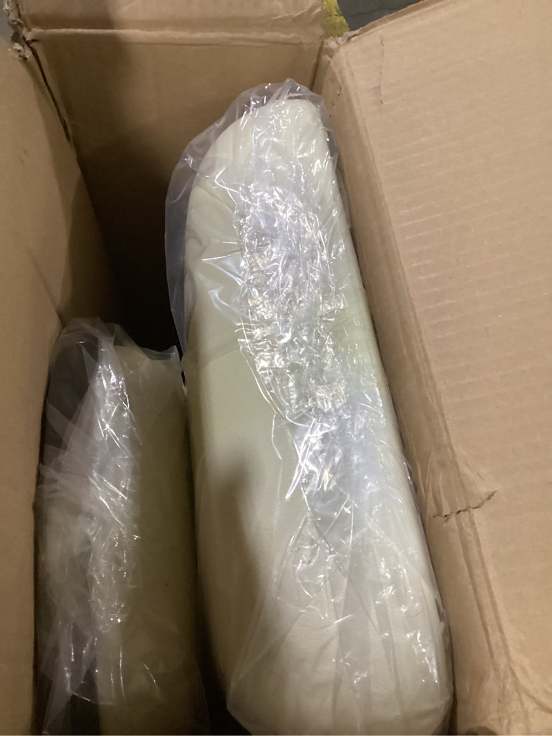Condition photo showing New/Like New for universal rear replacement cushions for golf cart flip rear seat,golf cart back seat for ezgo txt rxv st for st sport for valor models for club car,seat bottom cushion and back cushion set off white