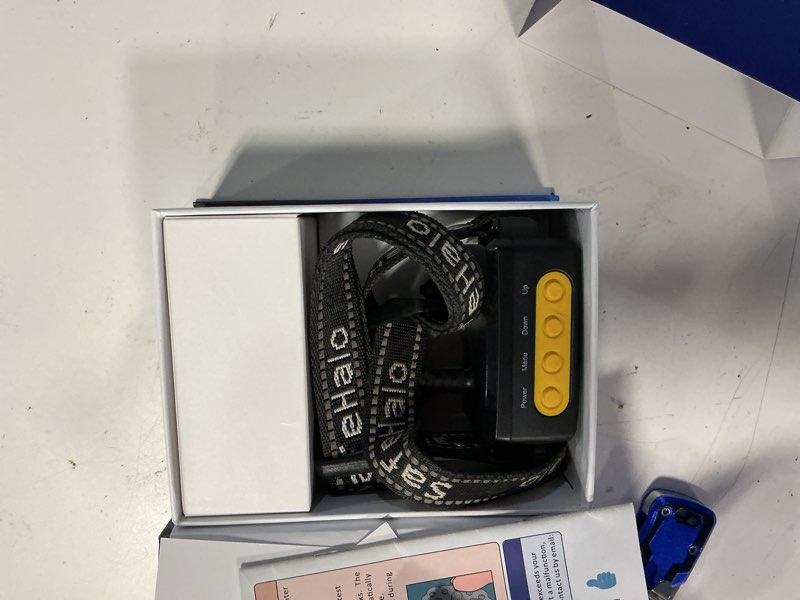 Condition photo showing As Is for gps wireless dog fence system – electric anti escape collar, no subscription, circular 65-9,840 ft &