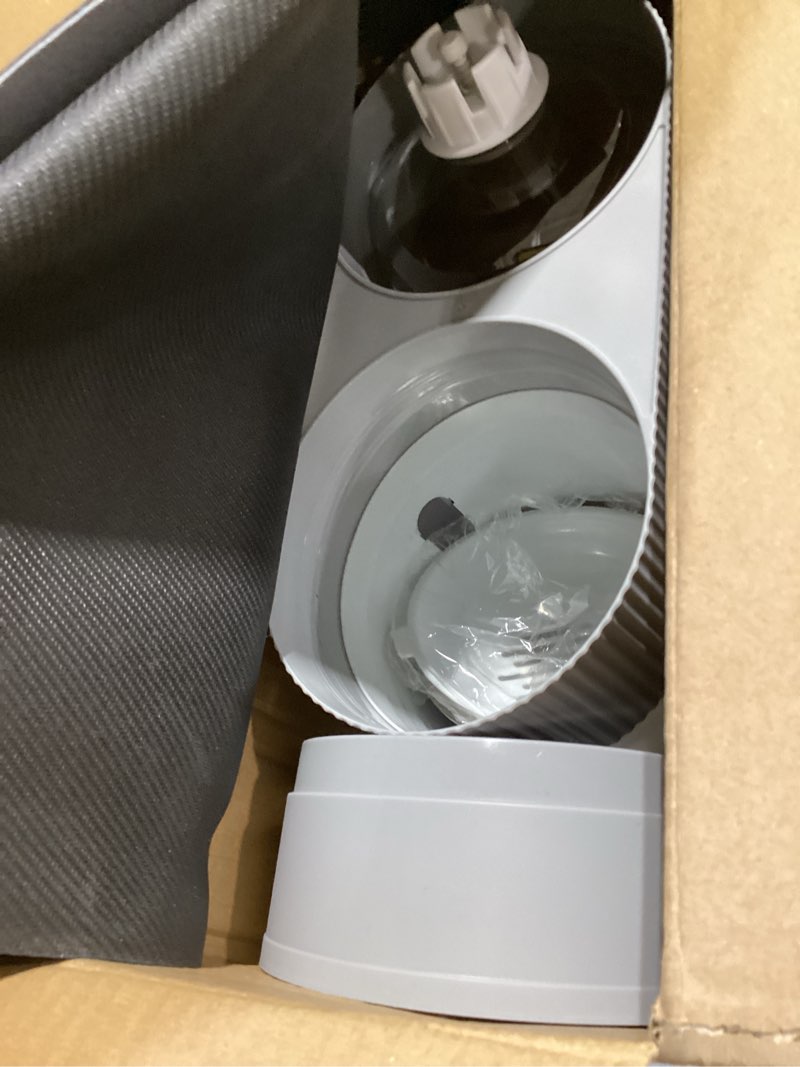 Condition photo showing As Is for gravity cat feeder 2 pack automatic food feeder and water dispenser set detachable pet bowl with silicone mat for cats small medium dogs, large capacity(grey) grey-with mat