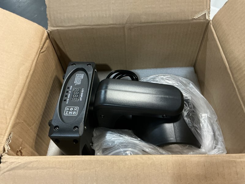 Condition photo showing Good Condition for 150w led stage light bee-eyes 3 prisms moving head light 8 gobos 8 colors 15 channels dj lights led strobe lights dmx512 control for disco ktv club party wedding