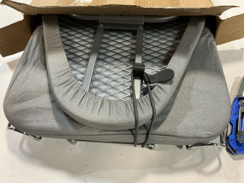 Condition photo showing New/Like New for metal foldable tabletop ironing board with iron rest, portable ironing board small with heat resistant cotton cover, rainhol mini iron board for small space and travel, 31"x12", gray gray without holder