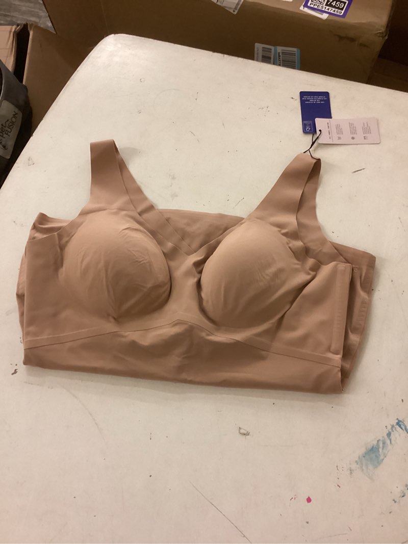 Condition photo showing New/Like New for honeylove shapewear for women - liftwear tank with built in bra - body shaping top for tummy control 2x sand