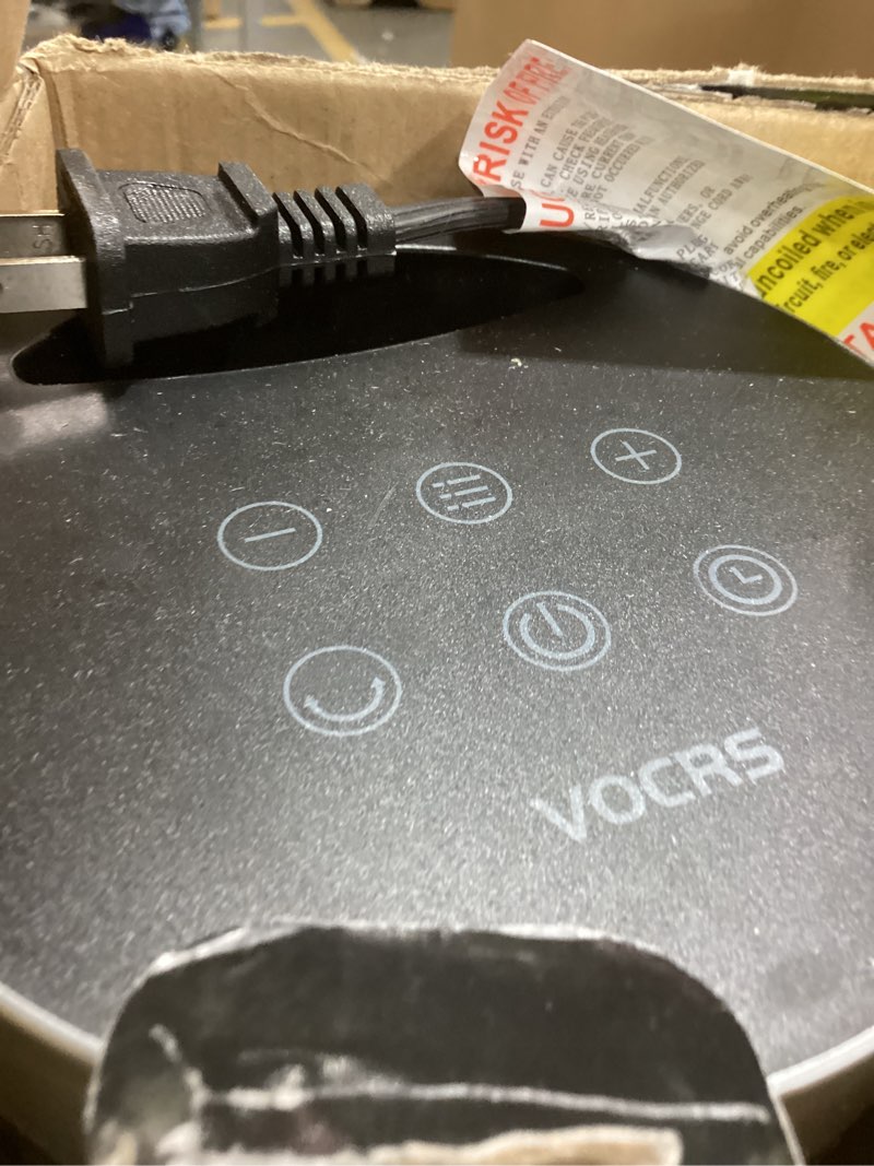 Condition photo showing As Is for Space Heater for Indoor Use with Remote - 70° Oscillating Tower Electric Heater, 24 Inchs, 12H Timer, 1500W Quiet PTC Ceramic Heating with Thermostat, Fast Safety Heat for Office, Home, Bedroom