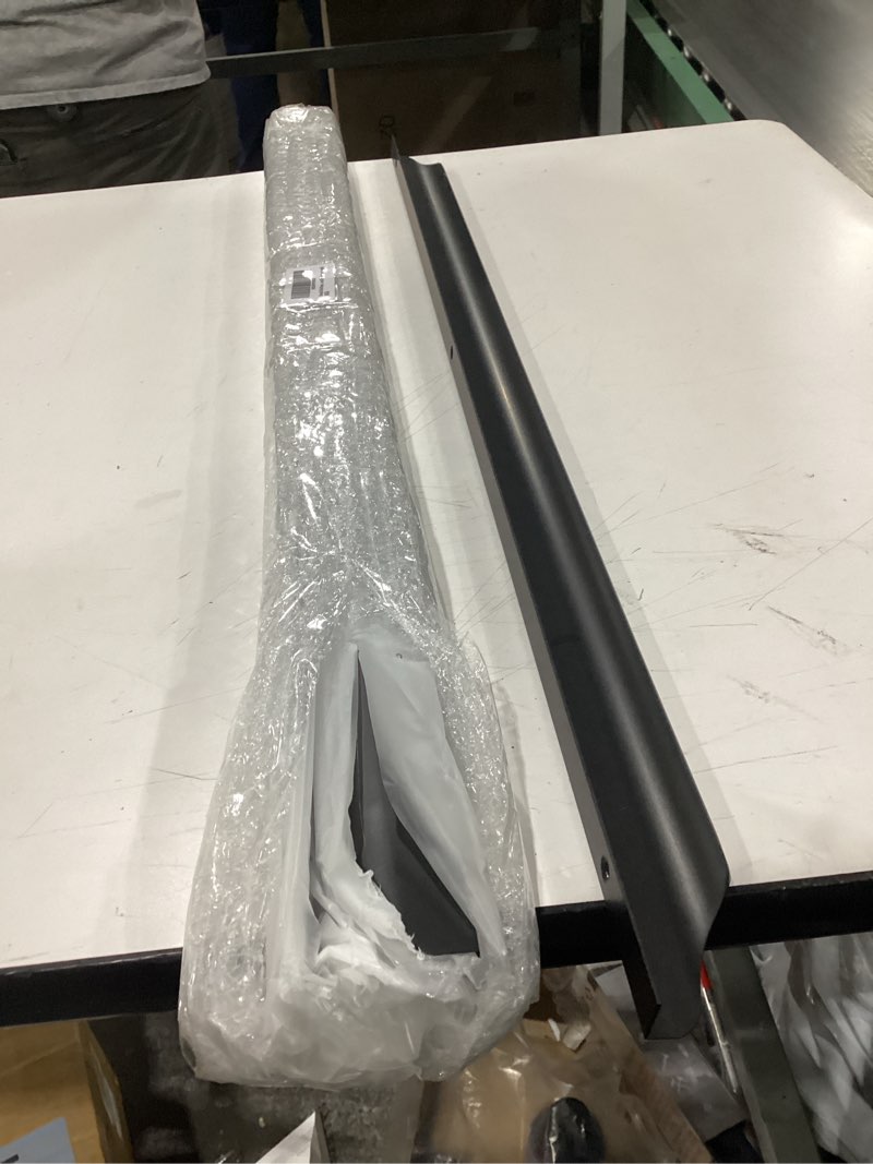 Condition photo showing New/Like New for 5 Pack Finger Pulls for Cabinets, Streamlined Long Concealed Handle for Home Kitchen Door Drawer Cabinet, Mount Finger Edge Tab Pull Aluminum (Black,800mm/31.5" Overall Length)