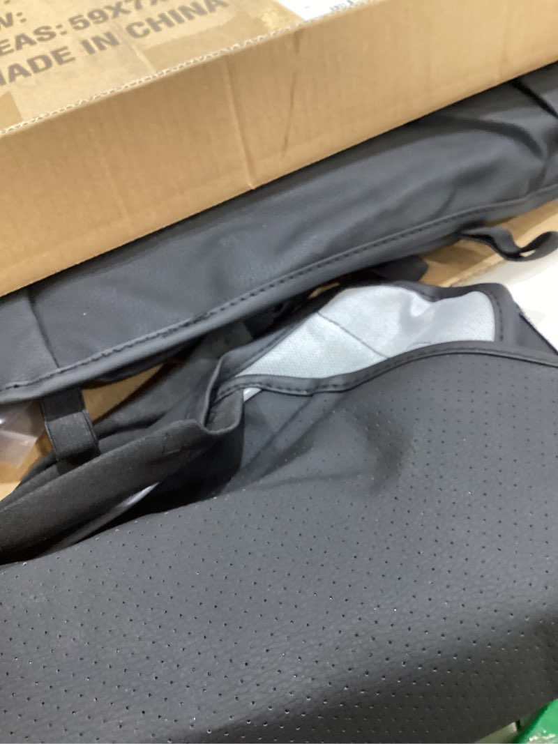 Condition photo showing Good Condition for florich car seat covers front seat, leather seat covers for cars, waterproof car seat protector breathable, front seat covers for cars, automotive seat covers universal fit for most cars suv truck gray&black frontpair