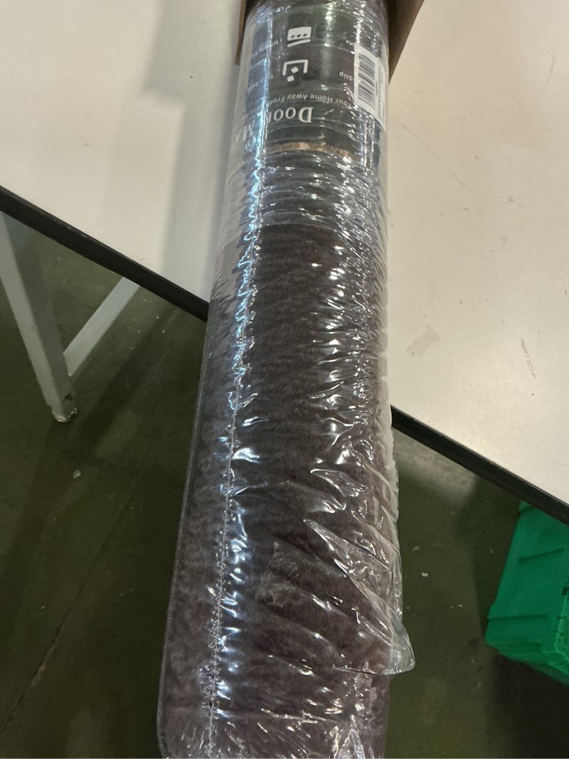 Condition photo showing New/Like New for Sturdy Front Door Mat, Absorbent Muddy Dirt Resist Welcome Door Mats Outdoor Indoor, Stain and Fade Resistant, Non-Slip Backing Entry Mat Low Profile Doormat for Entryway, 60×36, Coffee Coffee 60" x 36"