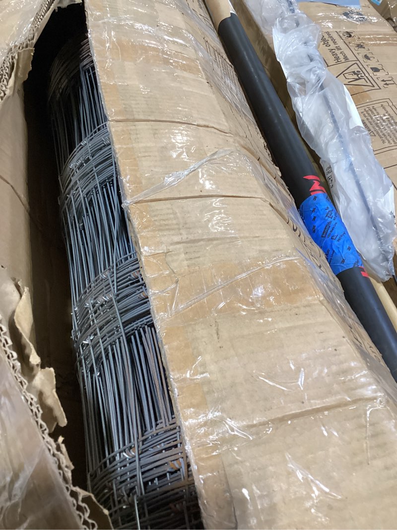 Condition photo showing As Is for 1/2 inch hardware cloth, 48 in x 30 ft galvanized wire mesh roll, 19ga chicken wire fence roll, metal wire mesh for chicken coop barrier, rabbit snake fences, poultry enclosures, animal netting 1/2inch 19ga 48"x 30'