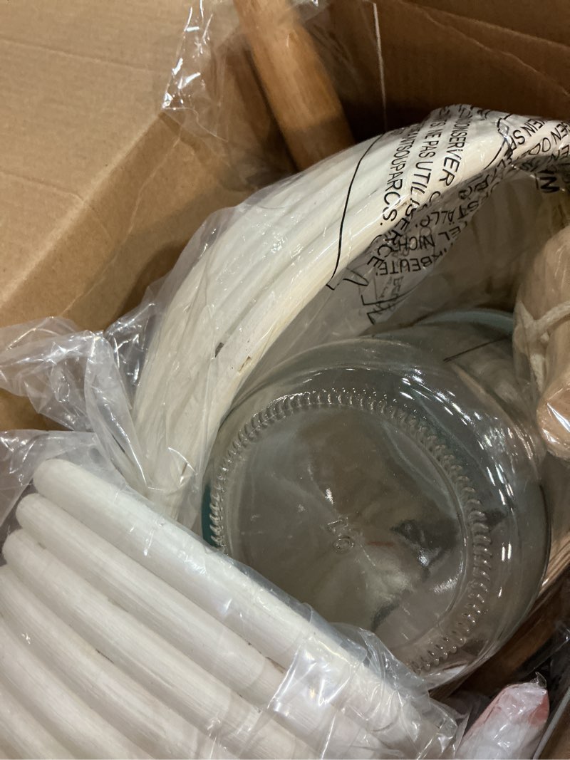 Condition photo showing Good Condition for Sourdough Bread Baking Supplies, Sourdough Starter Kit, Bread Proofing Basket, Bread Making Tools Kit, Sour Dough Kit Tools, Sourdough Proofing Basket, Sourdough Kit Gifts for Bakers Women Wife Mom Sourdough Kit With Jar