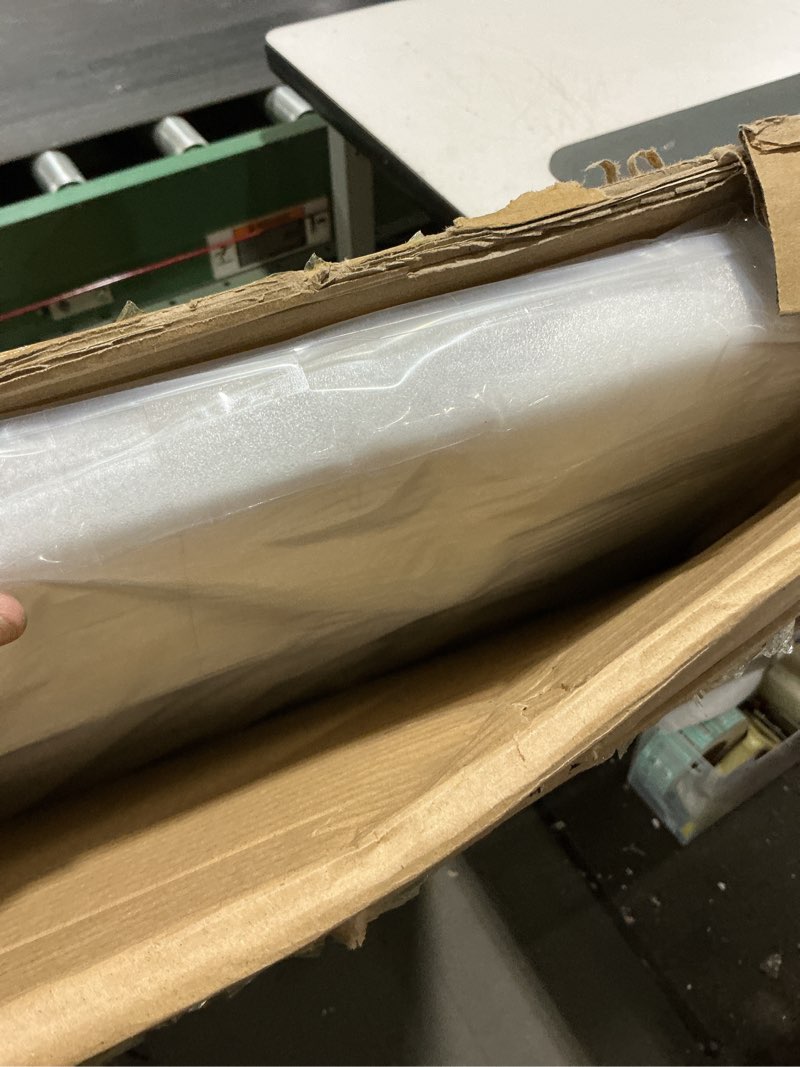 Condition photo showing As Is for roowest 2 pcs 24 x 48 inch, 1/2 inch thick clear acrylic plexiglass sheets plastic transparent panels sheets cut to size acrylic board panel with protective film for craft diy project sign frame 24 x 48 inch, 1/2 inch transparent 2