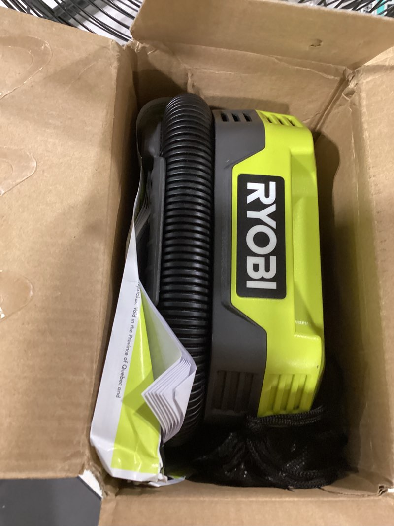 Condition photo showing Good Condition for ryobi 18v one+ dual function digital inflator/deflator, pcl031b | battery and charger sold separately