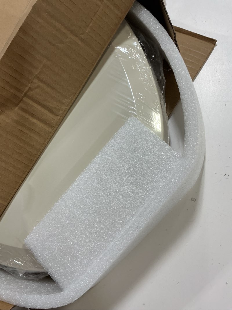 Condition photo showing New/Like New for Toilet Seat, Elongated Toilet Seat with Toddler Seat Built in, Potty Training Toilet Seat Elongated Fits Both Adult and Child, with Slow Close and Magnets- Elongated Almond Almond Elongated With Toddler Seat