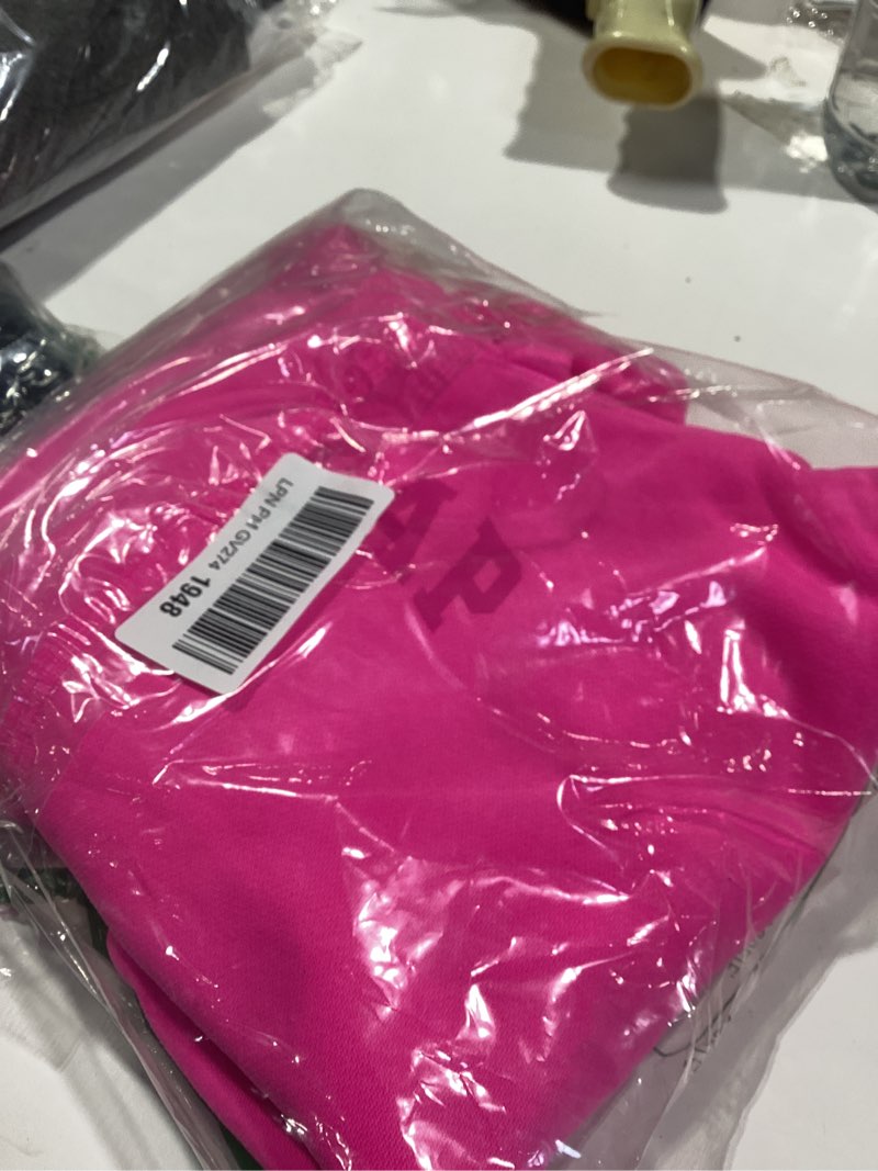 Condition photo showing Good Condition for gap girls' hi-lo logo pullover hoodie medium standout pink