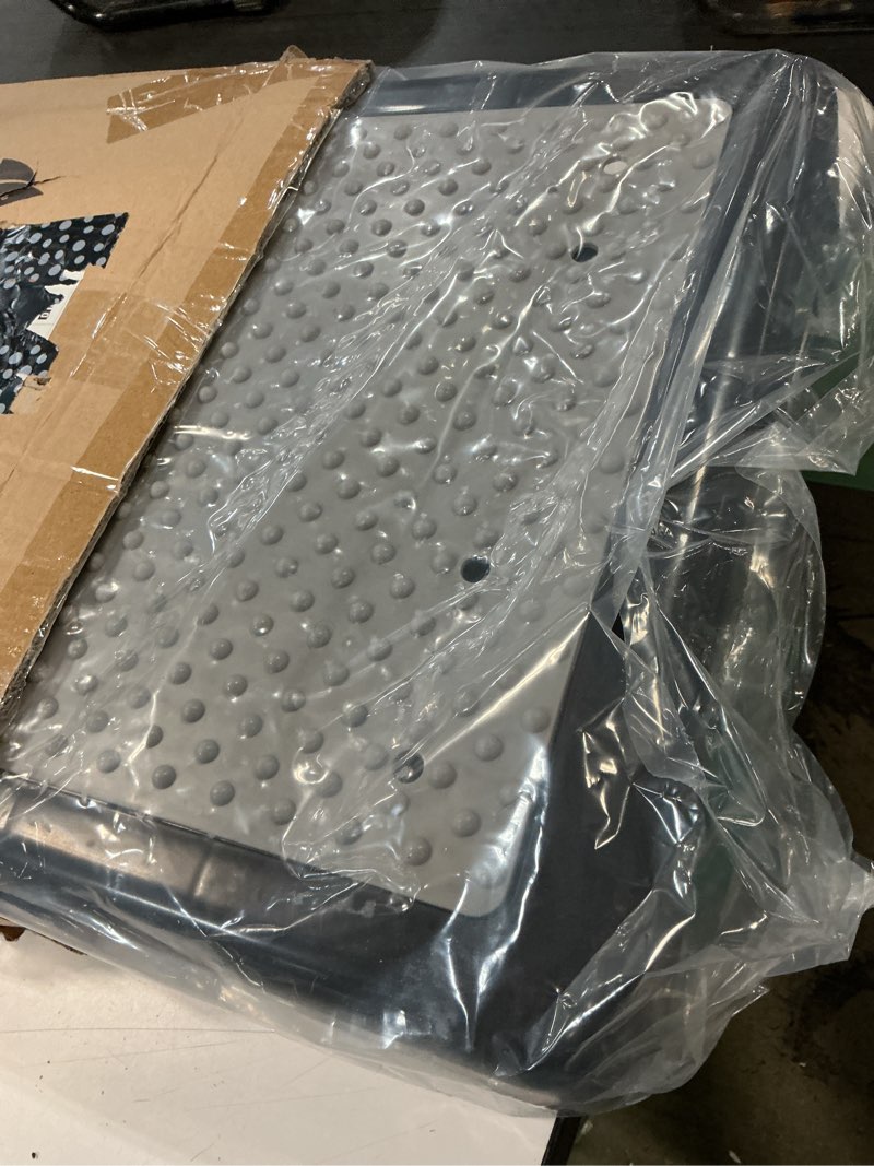 Condition photo showing New/Like New for platform safety step - non-slip indoor and outdoor large size mobility stool, portable riser, anti-fall safety platform for the elderly, high rise stairs