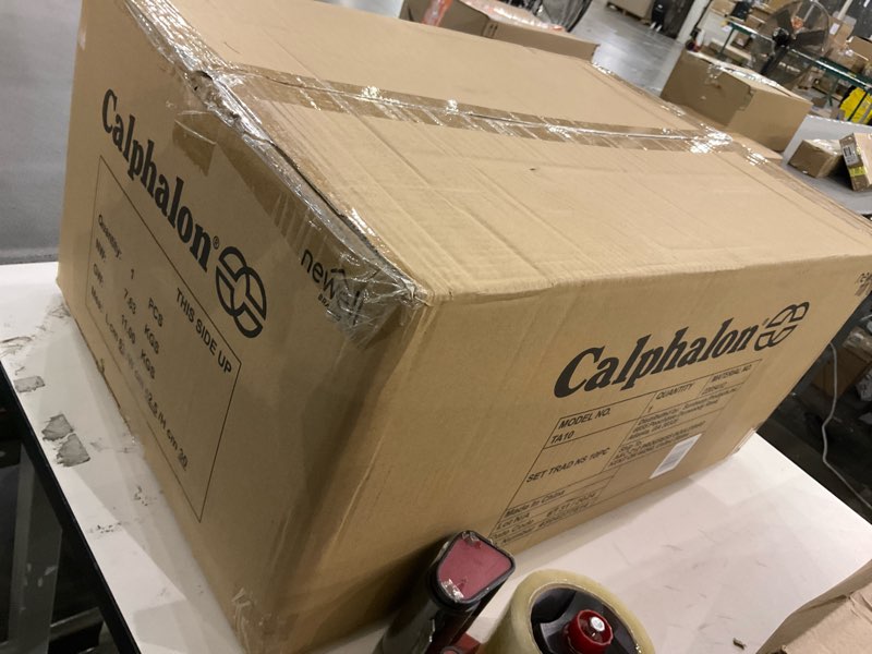 Condition photo showing item condition for Calphalon® Hard-Anodized Nonstick 10-Piece Cookware Set NEW 10-Piece Set