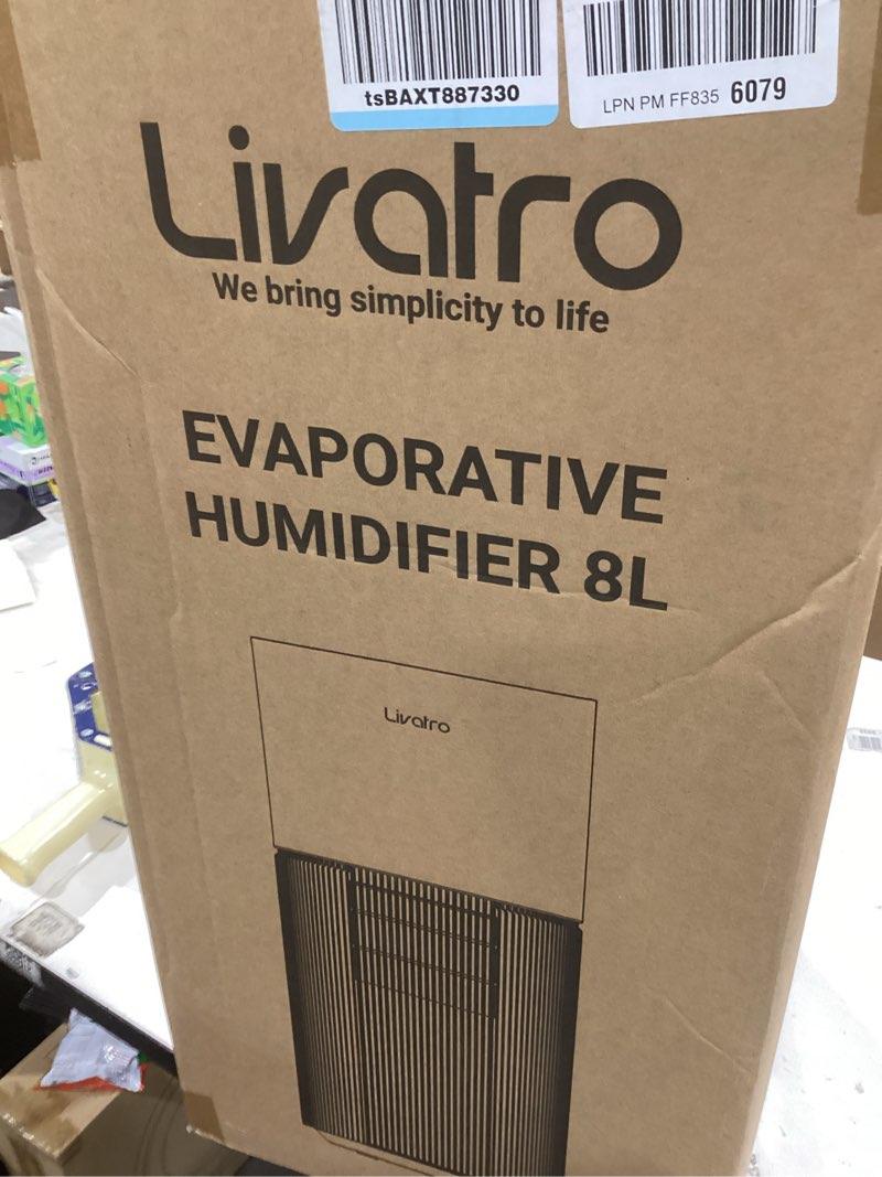 Condition photo showing New/Like New for 6L Smart Humidifier for Large Room, Warm & Cool Mist with Top Fill Design, Alexa & App Control, Essential Oil Compatible, Ideal for Bedroom and Plants