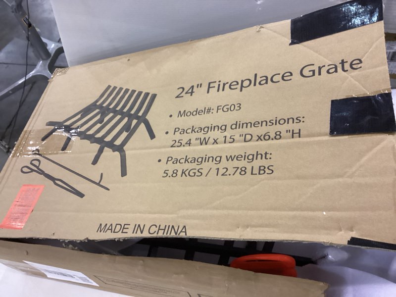 24" Fireplace Grate