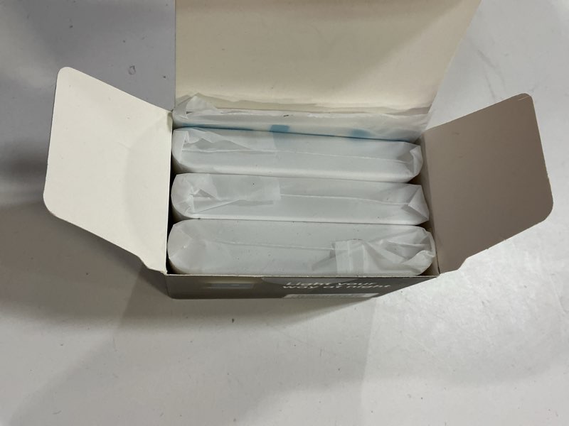 Condition photo showing New/Like New for (Incomplete)(3 pack)Wyze Lifestyle Rechargeable Night Lights with Dusk to Dawn & Motion Sensors, Warm & Soft White Stair Lights for Bathroom, Hallway, Linkable, Magnetic Mount, 6 Pack