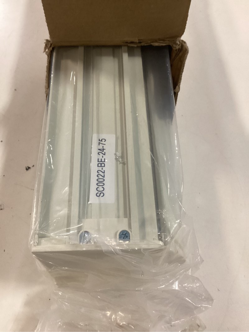 Condition photo showing Good Condition for Joydeco Cordless Zebra Blinds (Pro), Dual Layer Light Control Zebra Blinds for Windows, Light-Proof Aluminum Cover, Free-Stop Roller Shades for Home & Office (Beige, 24" W x 75" H) Beige 24"W x 75"H