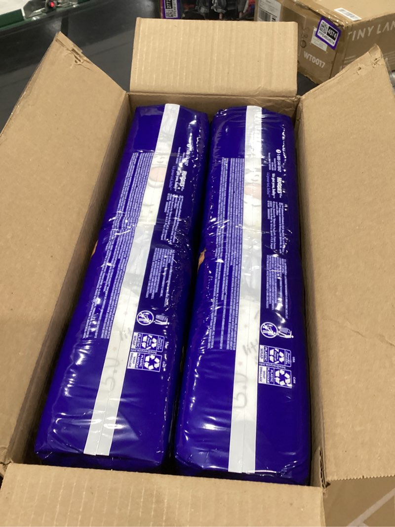 Condition photo showing New/Like New for huggies size 6 overnites baby diapers: overnight diapers, size 6 (35+ lbs), 84 ct (2 packs of 42), packaging may vary size 6 84