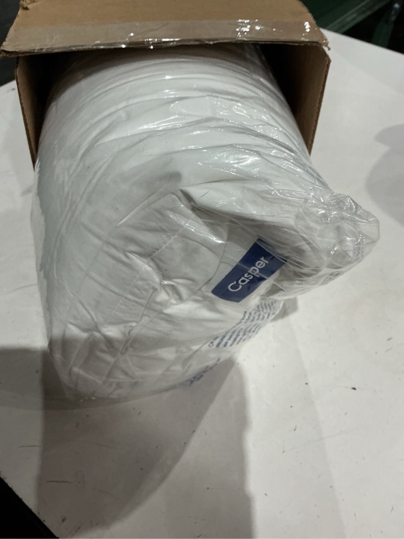Condition photo showing Good Condition for casper sleep original pillow, standard size – medium soft feel, down-alternative fill, supports side, back & stomach sleepers, neck pain relief, machine washable standard single pack