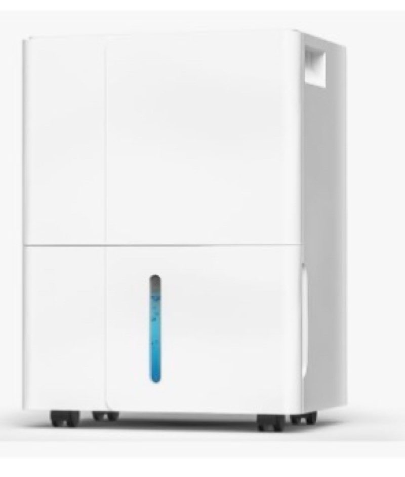 frigidaire 50-pint smart dehumidifier for basement, garage, attic, 115v, energy star moisture absorb