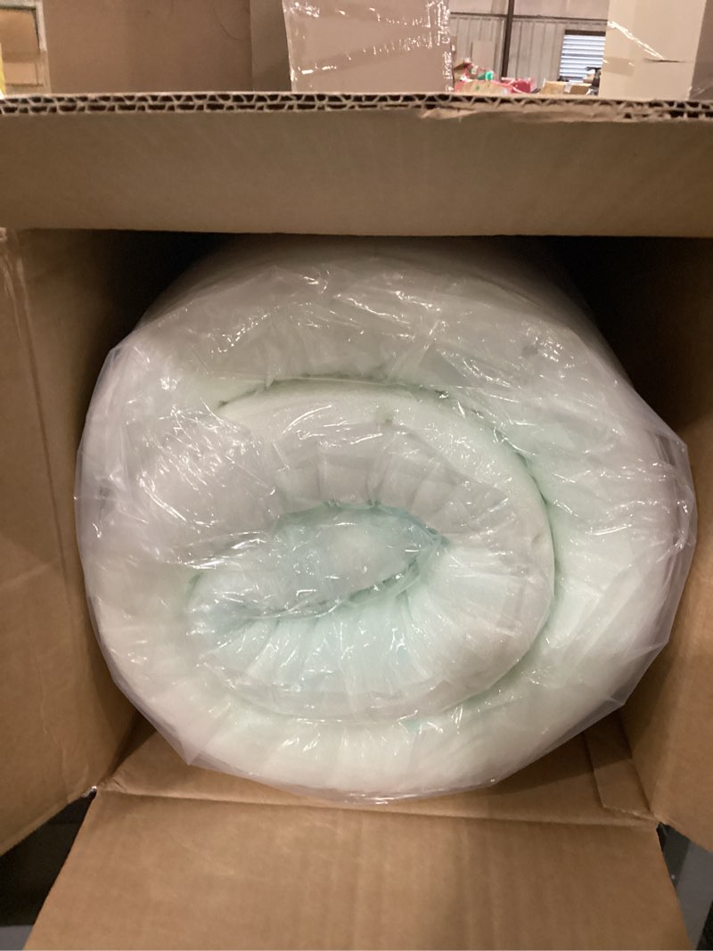 Condition photo showing New/Like New for sweetcrispy mattress topper king, 4 inch thick memory foam gel infused cooling toppers pad for king size bed, sleeper sofa, rv, camper, certipur us certified, ventilated and breathable 4 in king