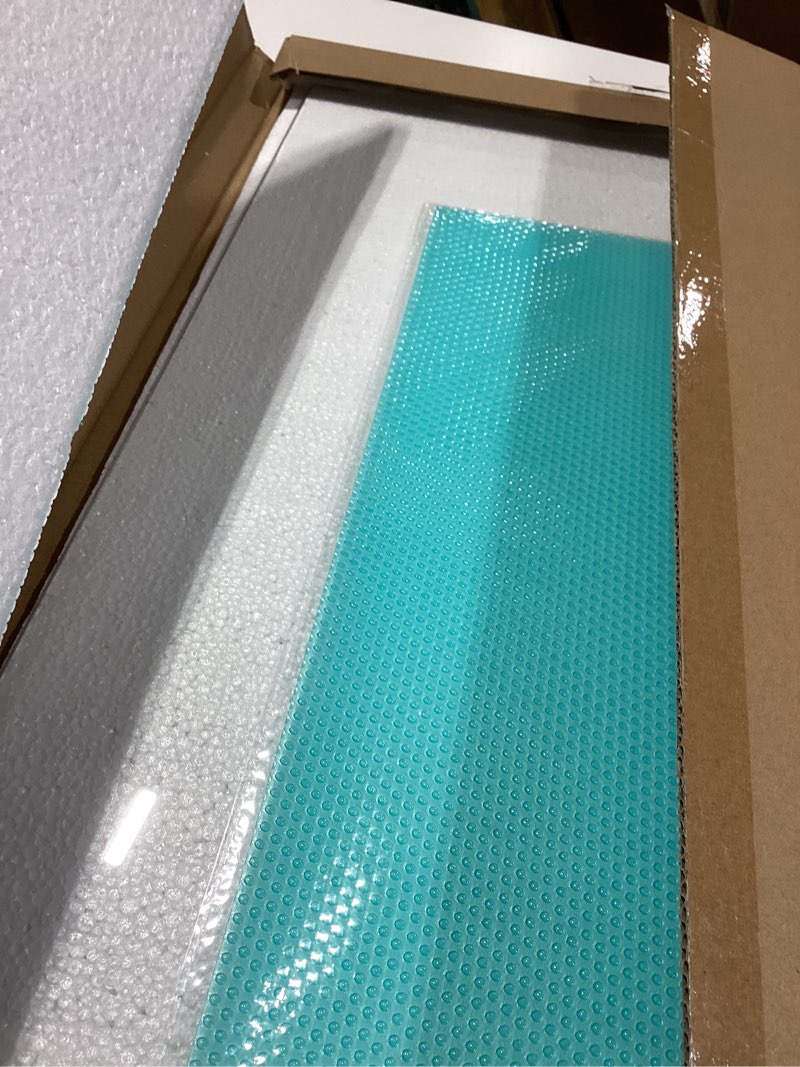 Condition photo showing Good Condition for refrigerator crisper glass shelf replacement 240350608 ap2115928 compatible with fri-gidaire ken-more cro-sley refrigerator crisper shelf insert - 24" x 15.5" x 1/8" in tempered glass by fetechmate