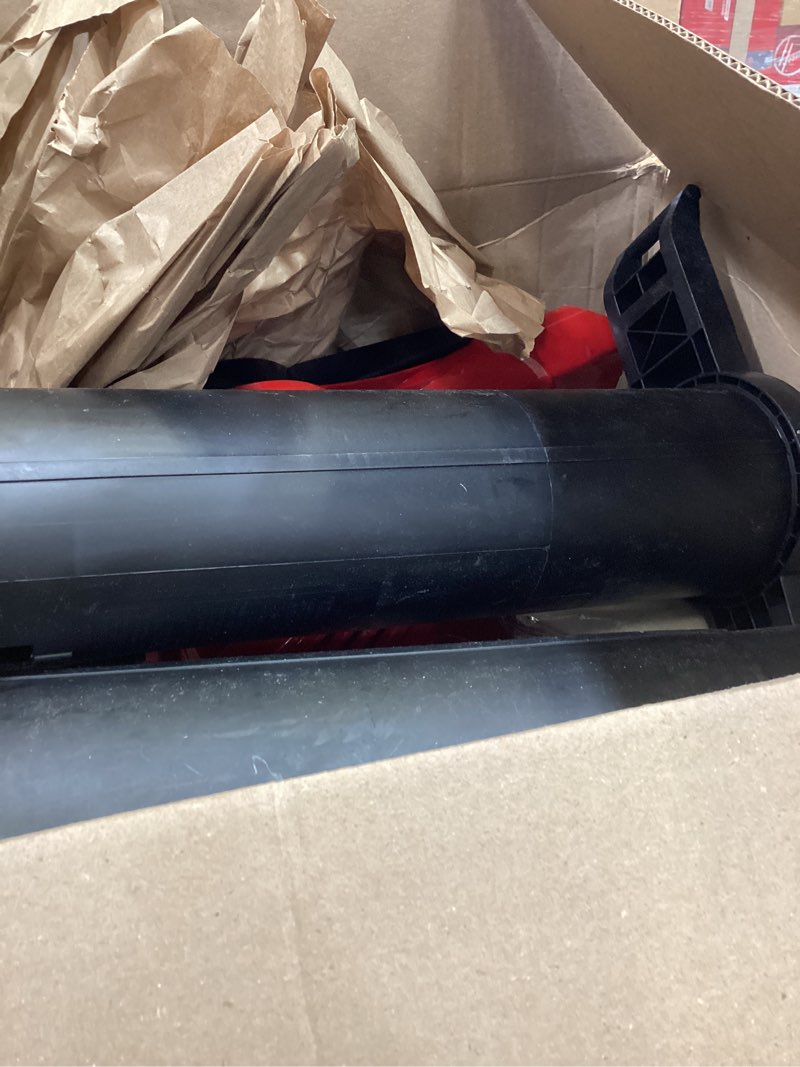 Condition photo showing As Is for toro 51621 ultraplus leaf blower vacuum, variable-speed (up to 250 mph) with metal impeller, 12 amp,red