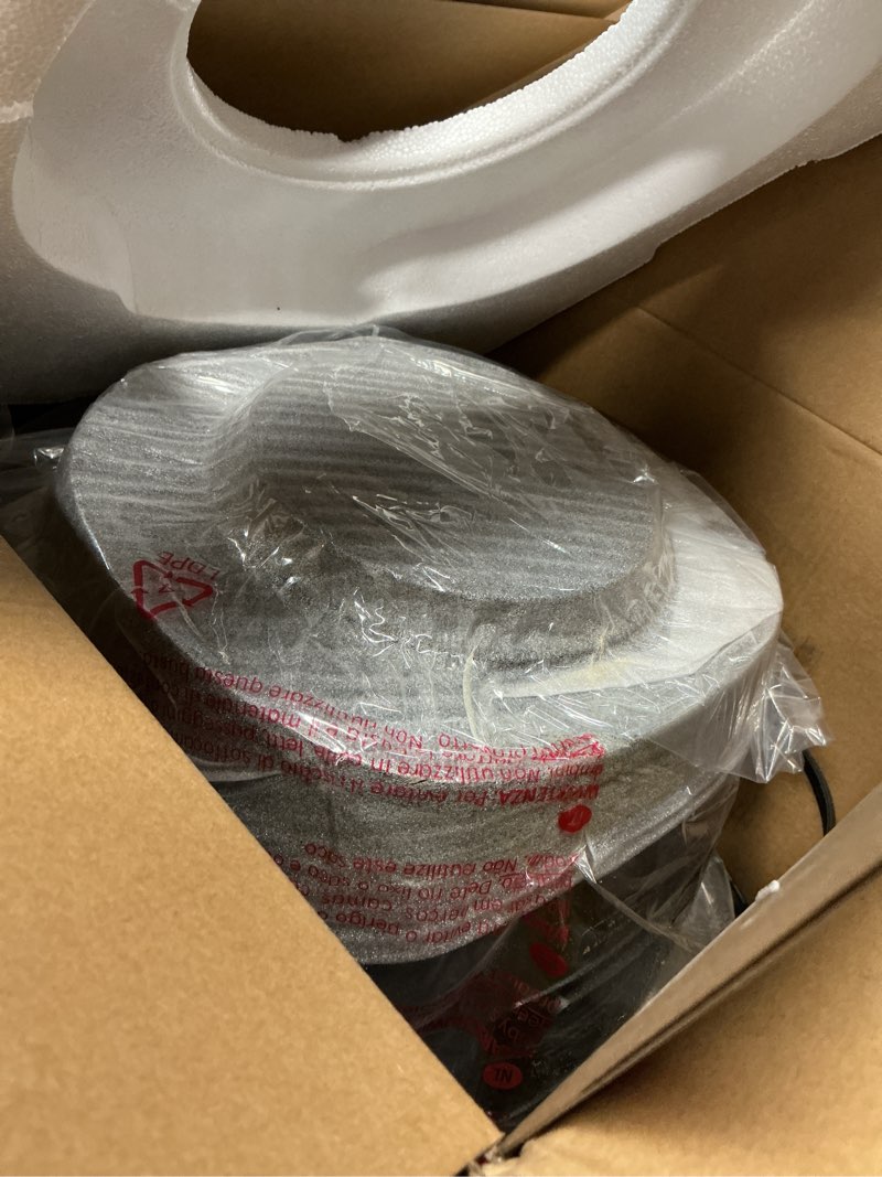 Condition photo showing New/Like New for ninja air fryer | 4 qt capacity | 4-in-1 roast, crisp, roast, reheats, & dehydrates | dishwasher safe parts | 105°f-400°f | includes 20 easy & healthy recipes | 1550 watt | grey | af101
